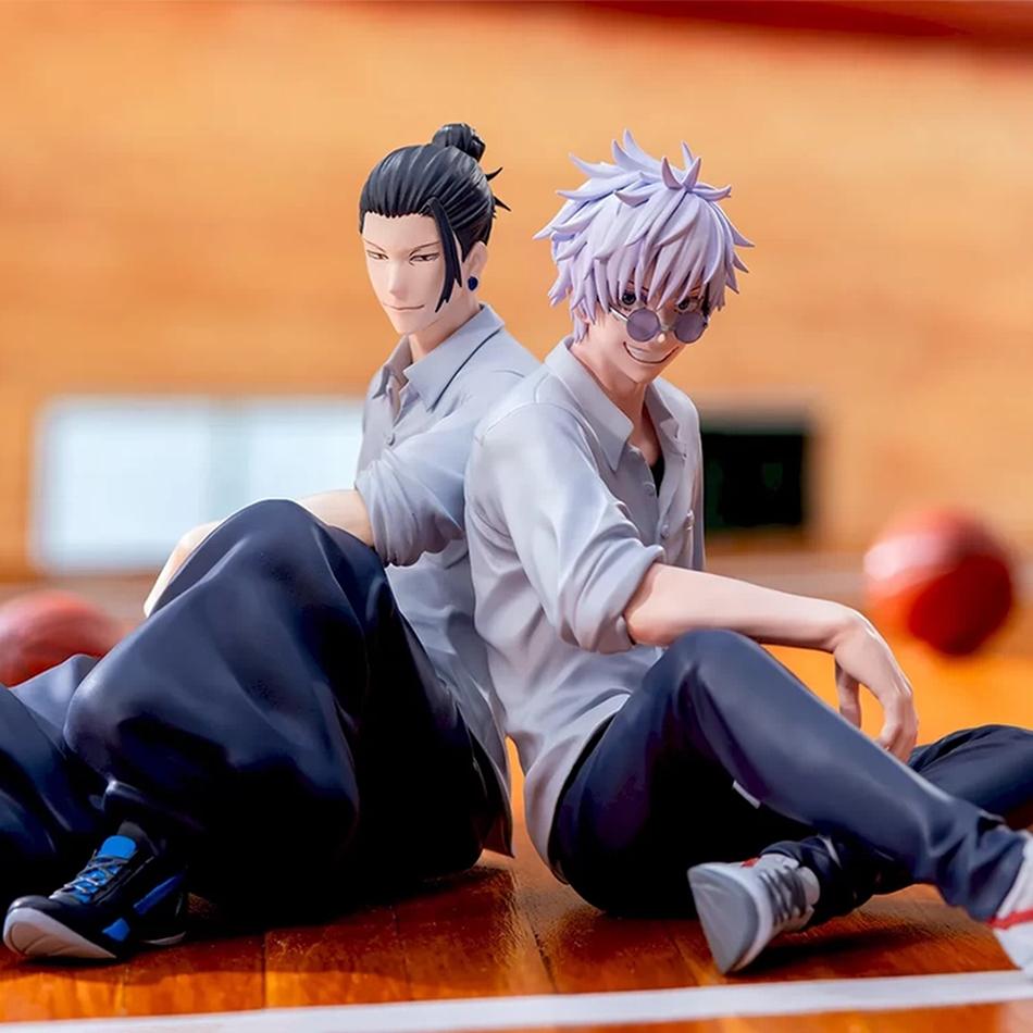 10cm Jujutsu Kaisen Mini Figures Satoru Gojo Figure Action Geto Suguru Figurine Anime Model PVC Collection Ornaments Toys Statue