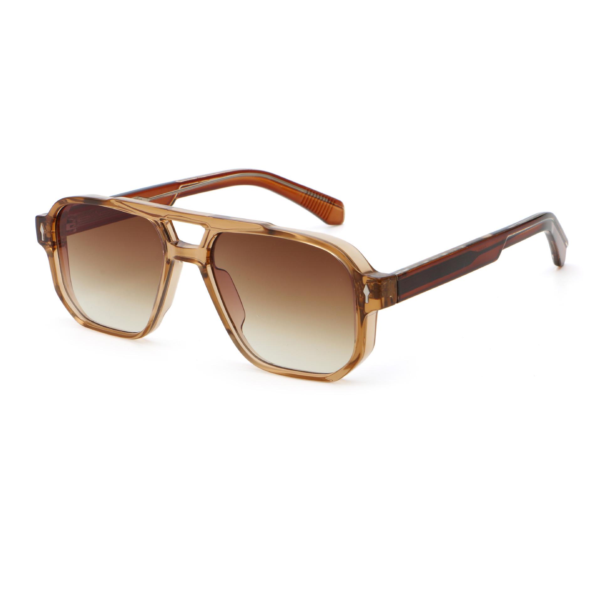 

Bouble Beam Aviation Sunglasses Women Men Square Arrow Metal Core Casual Fashion Sun Shades UV400 Travel Glasses