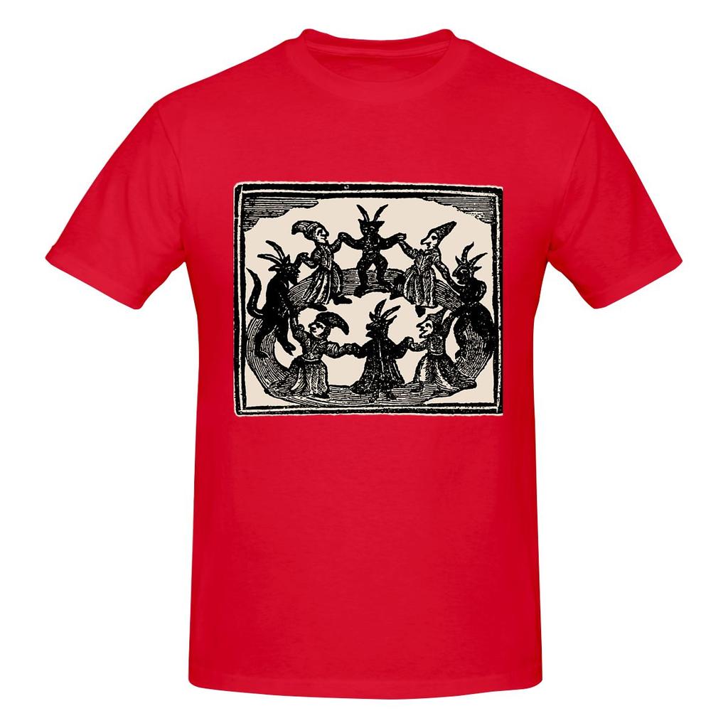 Witches Circle Dance Soft And Glutinous Tshirtminimalist Style Atmosphere Tee