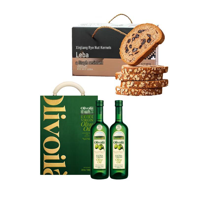 Olitalia Olive Oil & Xinjiang Black Rye Bread Gift Set