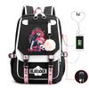 Anime Peripheral Teen Trend Backpack Multifunctional Usb Casual Student School Bag