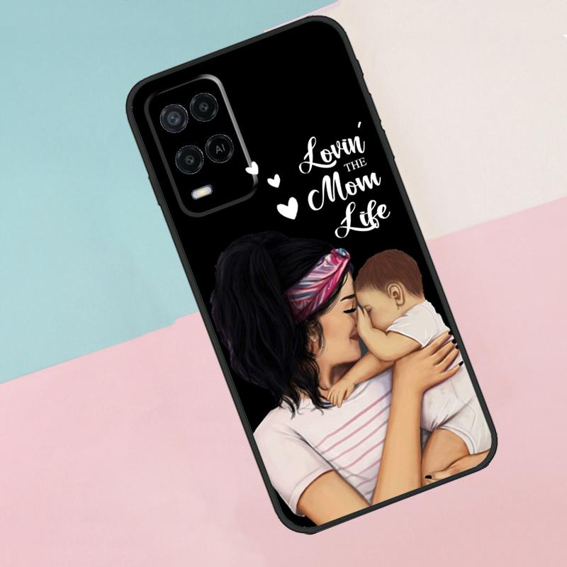 Super Dad Mom Baby Girl Twin For Oppo A16 A76 A96 A15 A80 A60 A40 A94 A54 A98 A78 A18 A38 A58 A17 A77 A74 A57S Phone Case