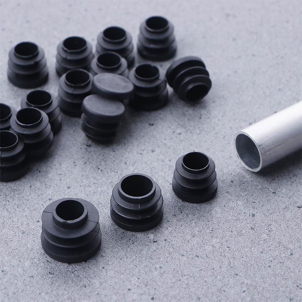Tube Dust Cover Blanking Caps Pipe Plug Table Feet Cap Furniture Protector Pads Chair Leg Cover