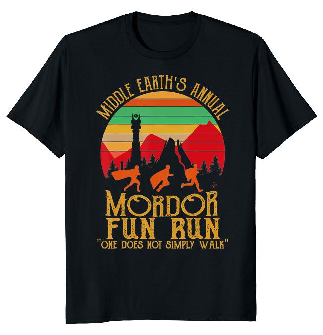 

Mordor Fun Run Vintage Unisex T-shirt