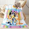 Bluey Bingo's Beach Day Blanket Soft Warm Cozy Great for Sofa Seaside Couch Four Seasons Multipurpose Playful Design