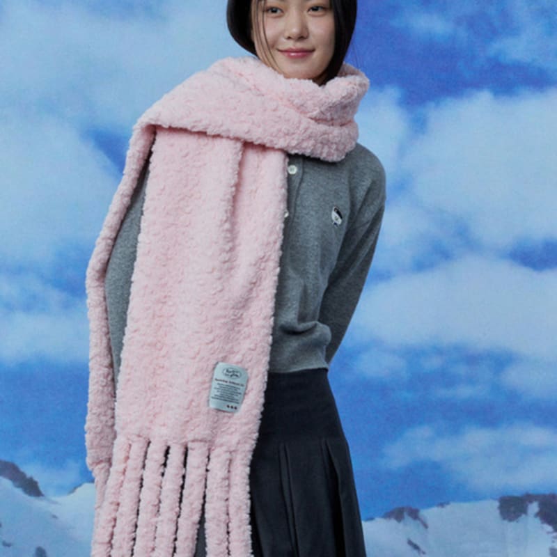 RECLOW CLOUDY MUFFLER PASTEL PINK