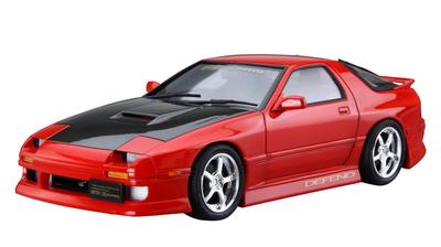 Aoshima Bunka Kyozai The Tuned Car Series Mazda BN Sports FC3S 1989 Plastic Model 1/24 No.40 RX-7