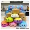 Stress Relief Bao Toy Bicolor Bamboo Box Kawaii Model 2 Colors Random colors