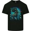 Zombie Rocker Rock N Roll Heavy Metal Guitar Skull Mens Cotton T-Shirt - Men's Summer Cotton Graphic Tee