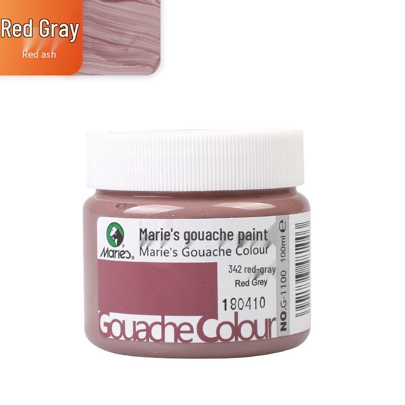 Mali Afwasbare Gouache Verf 100ml - Handgeschilderde Kleuren voor Kinderen en Studenten