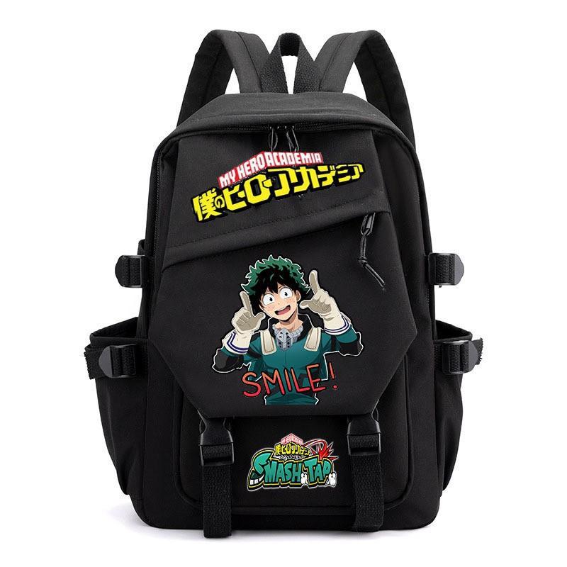 My Hero Academy School Bag Children's Backpack Elementary School Bag Male Female Junior High School Student College Student Campus Backpack