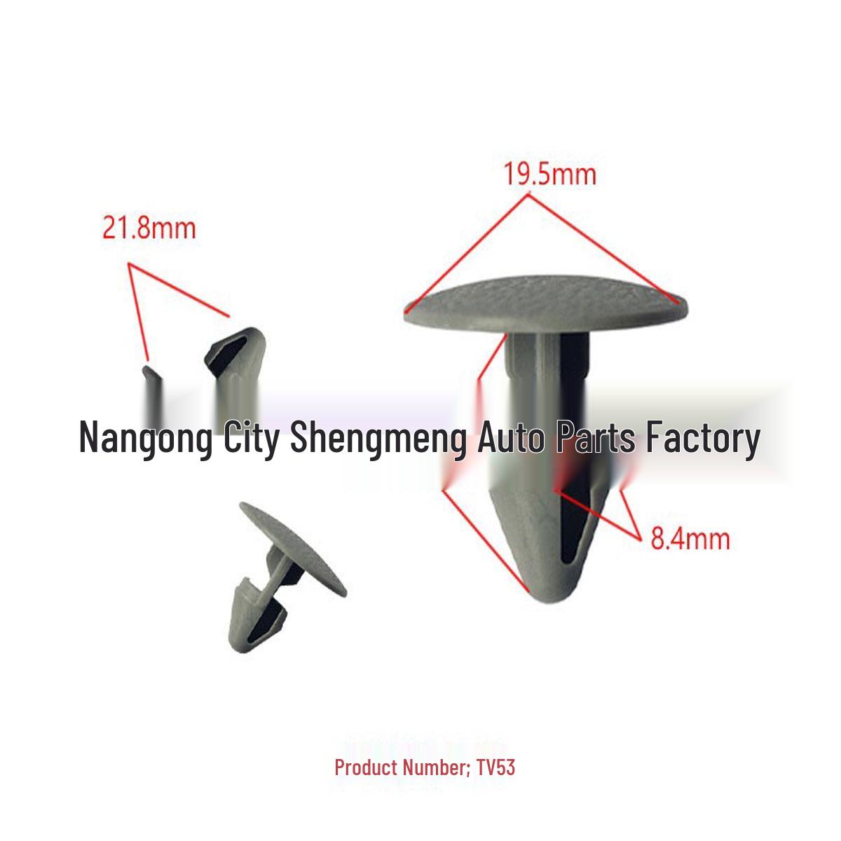 

Universal Nylon Buckle Clips for Hood Insulation and Trim Panel Installation 10000 pieces
