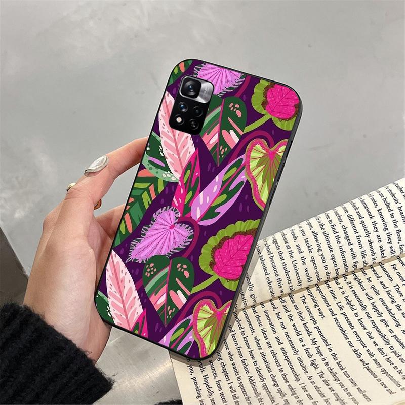 Tropical Palm Tree Leaves Carcasa Funda Phone Case For Xiaomi Redmi note 14 ProPlus 14 13 12 11 10 Pro 14S 12S 11S Redmi 14C 13C