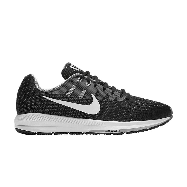 Nike Air Zoom Structure 20 Black Men Sneakers White-Cool-Grey-Wolf-Grey 849576-003