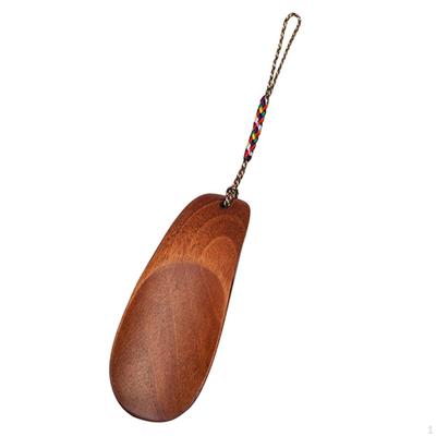 Mini-Schuhlöffel, kompakt, glatt, aus Holz, für Männer, Frauen, Senioren, Kinder
