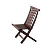 Foldable Wooden Chair - Nordic Style Dining Armchair, Portable Computer Chair for Home Office, Compact Stool with Backrest