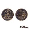 100 Pcs Kids Pirate Plastic Treasure Coins Party Loot Bag Fillers Toys