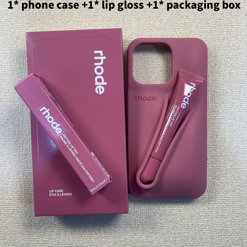 Silikónový obal na telefón Rhode Lip Gloss pre iPhone 14 Plus s nárazuvzdornými vlastnosťami