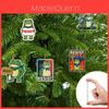 Christmas Countdown Calendar Frog Acrylic Hanging Decor For Holiday Gift Giving
