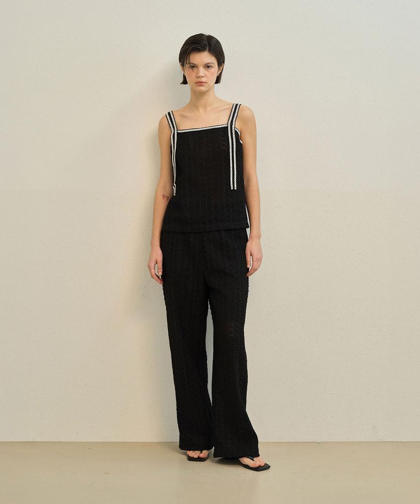 Meibeoyu Cyndi Lace Pants _ Black