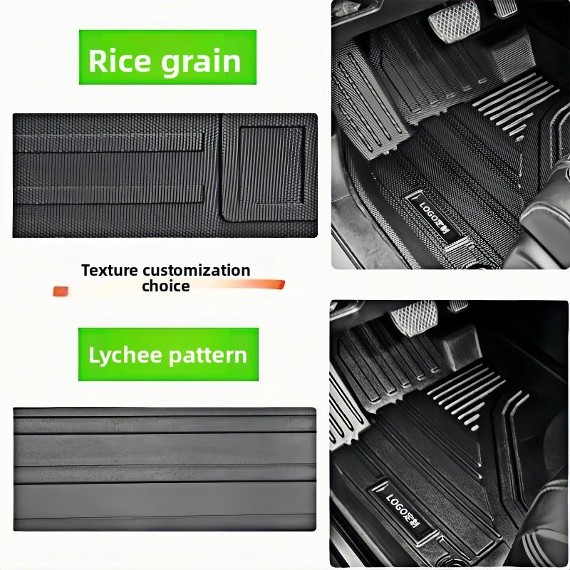 For 2009 -2015Toyota PRIUS 30 Series Right - Hand Drive Car Floor Mats, Dirt - Resistant TPE Floor Mats and Trunk Mats.