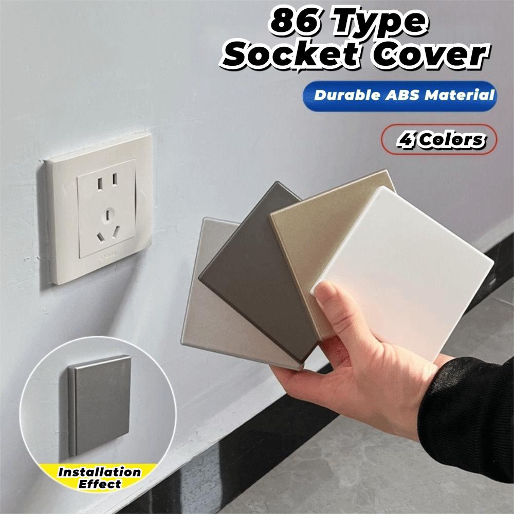 Home Hardware ABS Switch Cover Ultra-thin 86 Type Blank Panel Cover Panel Decor Cover