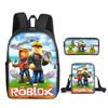 Roblox Student Schoolbag Korean Version Of Primary And Secondary School Backpack Ins Style Fashion Trend Backpack Three-Piece Set