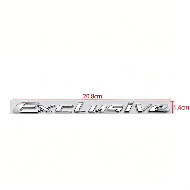 EXCLUSIVE car sticker, electroplated letter tail label 3D three-dimensional modified body label