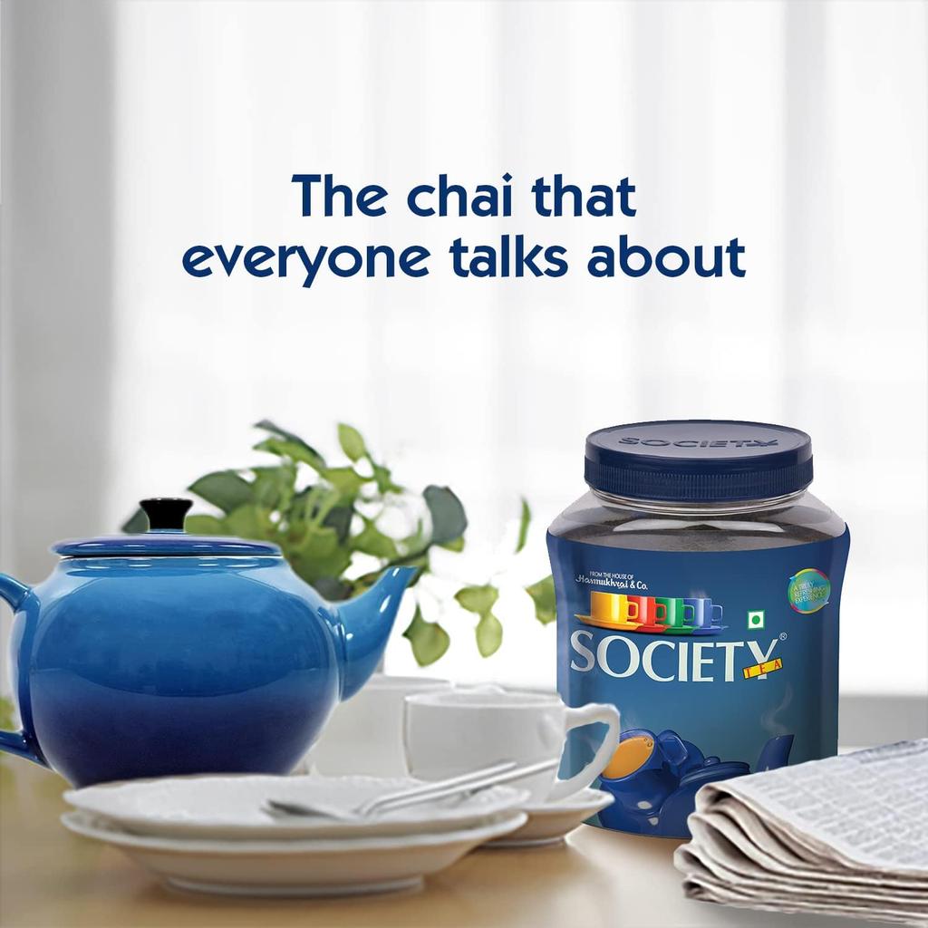 Society Tea Society Leaf Tea 250g Jar Premium Loose Black Tea for Refreshing Hot Beverage Experience