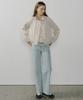 Octette Anne Shirring Blouson_Beige