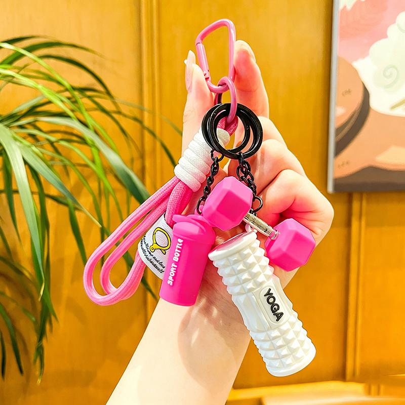 

Yogodlns Yoga Sport Style Mini Backpack Hanging Handbag Pendant Bag Pendant Bags Accessories one size розовый/белый