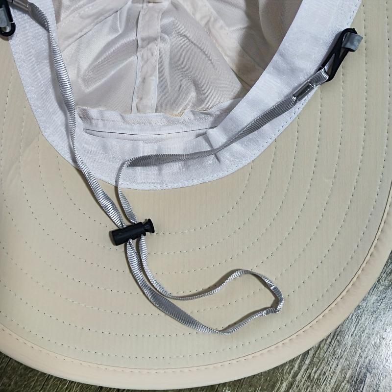 Damen Sommer Breitkrempiger Sonnenhut UV-Schutz Abnehmbares Oberteil Atmungsaktiv Strand Outdoor