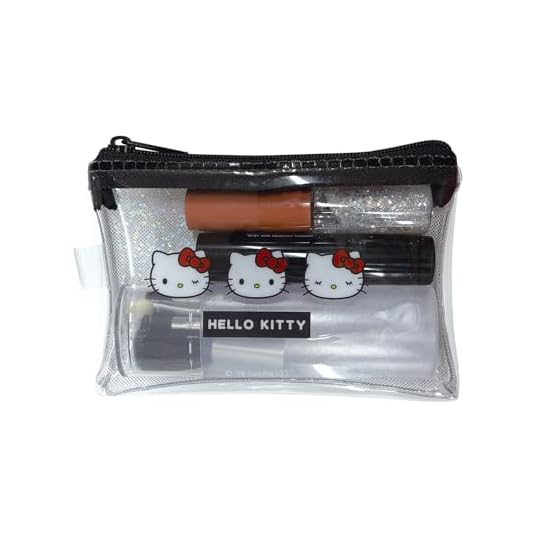 Sanrio Glitter Flat Mini Pouch N Kuromi
