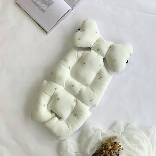 mela-B All-Season Washable Baby Car Seat, Premium-Liner, Fluffy White