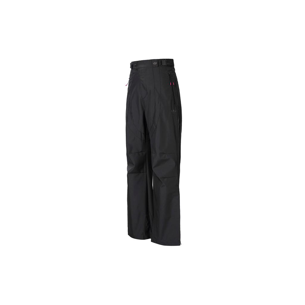 Adidas Originals X Ordinary People Collaboration FW24 Color Block Striped Logo Fashion Versatile Comfortable Sports Pants Men Pants Black JN5827