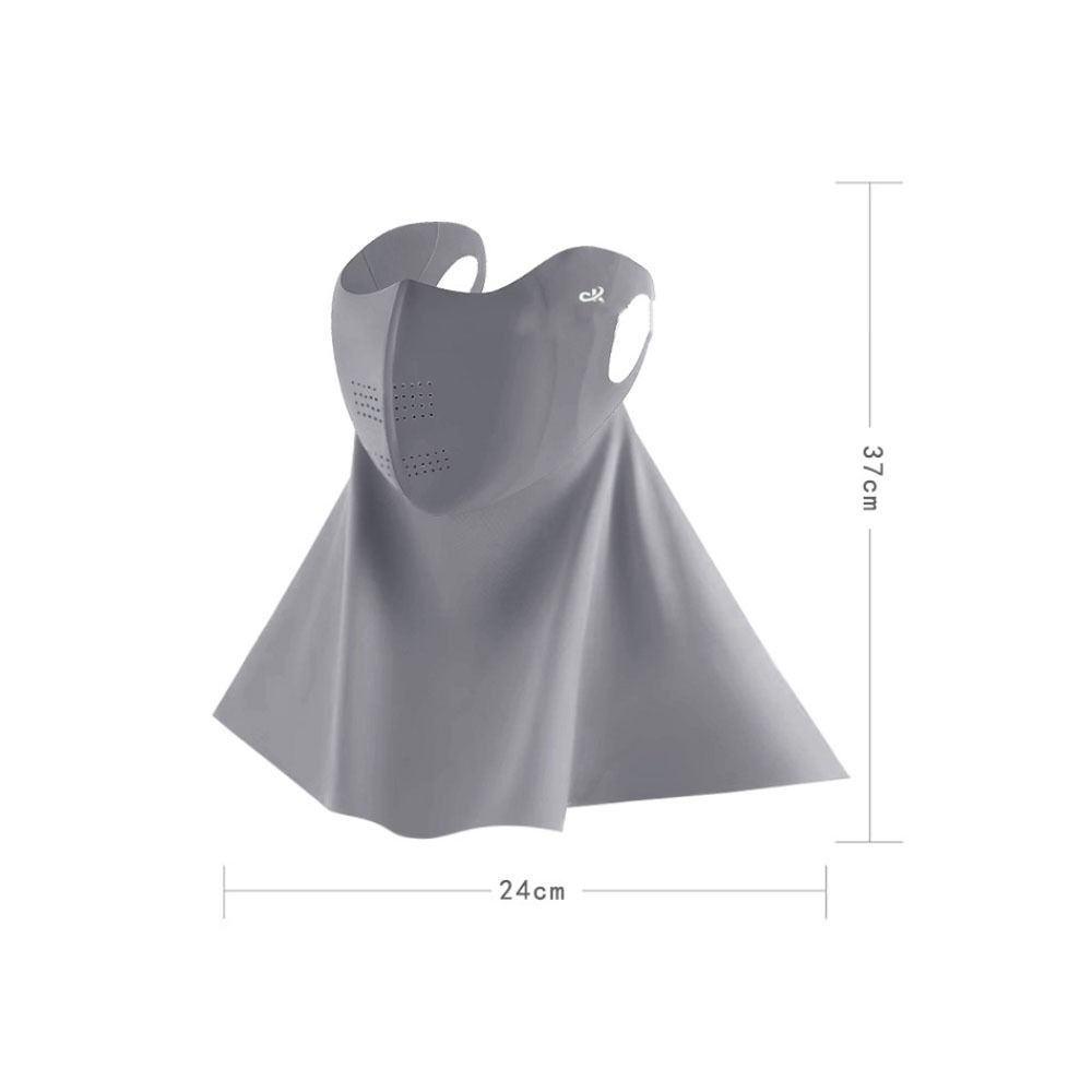 3D Breathable Anti-UV Neck Scarf Ice Silk Sunshade Face Mask New Sun Protection Mask Outdoor