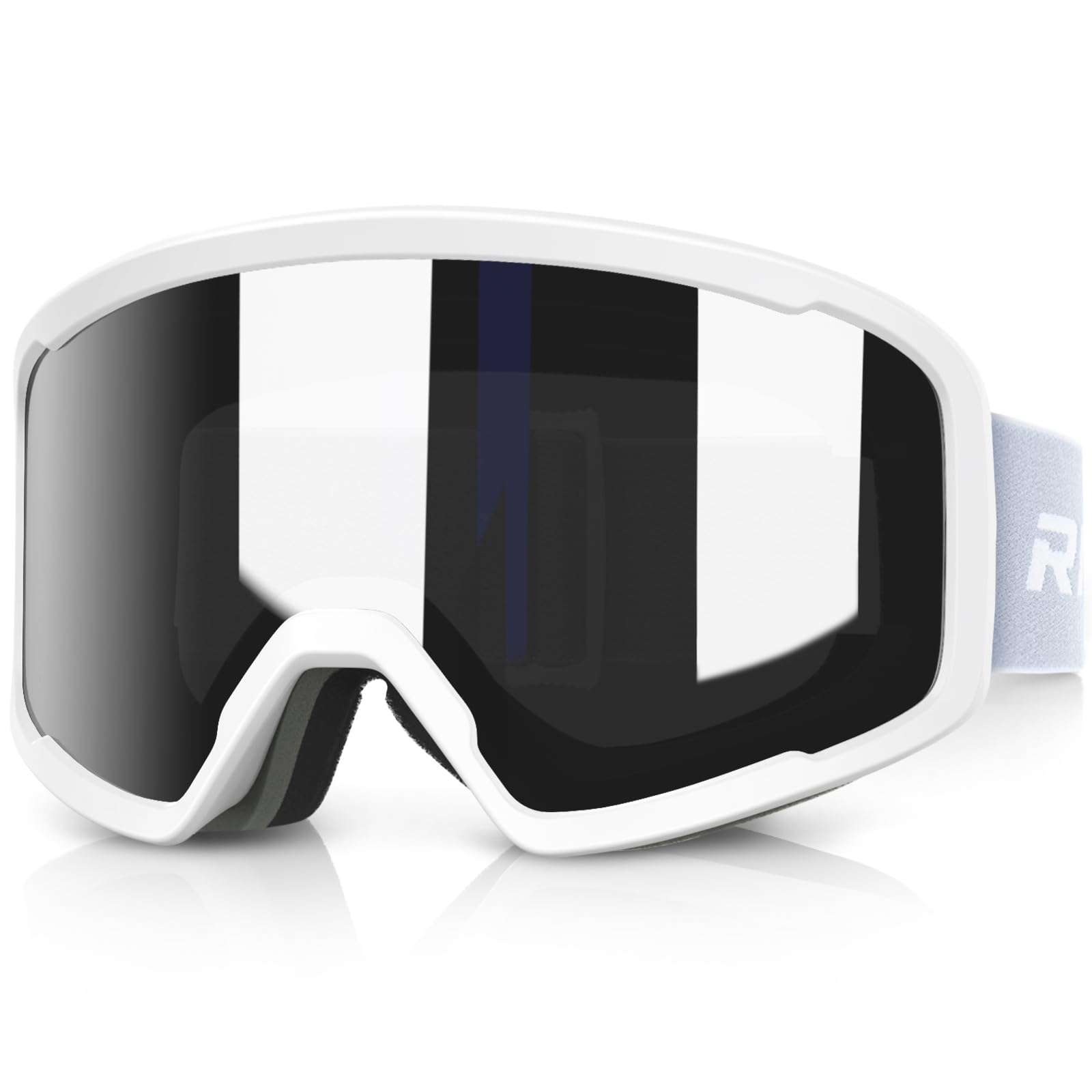 

Ski Goggles for Snow Goggles for Men and Snowboard Glasses Cylindrical Wide Field of UV Helmet Unisex [RIOROO] Adults, Women, Goggles, Compatible,