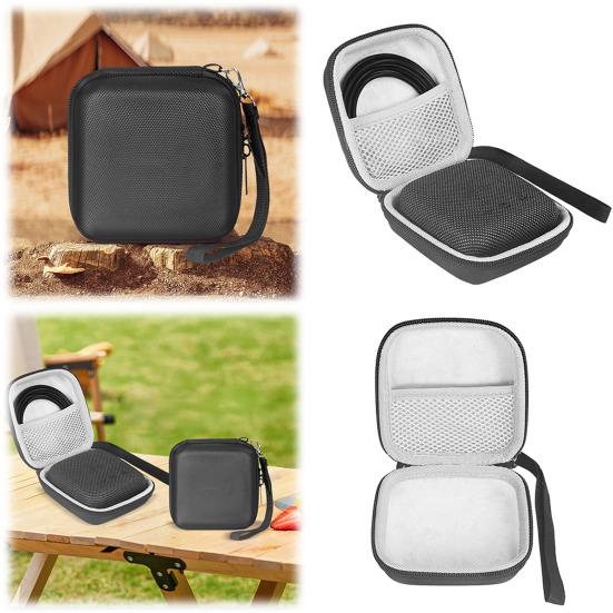 Speaker Carrying Case for Tribit StormBox Micro EVA Hard Shell Zipper Case Portable Travel Wireless Speaker Storage Bag Protector Organizer