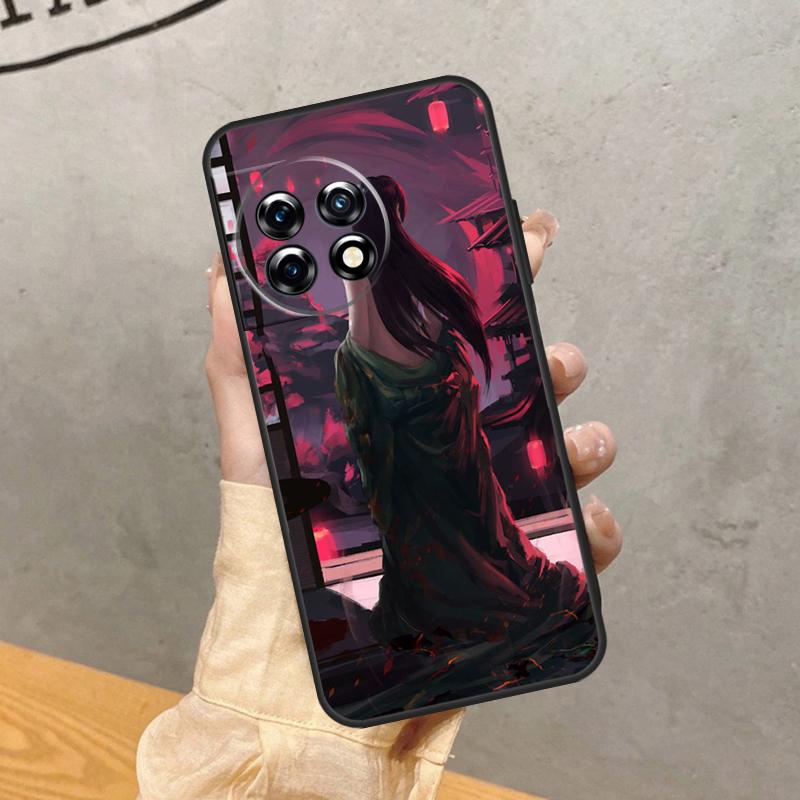 

Samurai Warrior Geisha Case For OnePlus Nord 5 CE 2 3 4 Lite N20 N30 OnePlus 15 13 12 11 13T 10T 12R 13R 15R Cover OnePlus Nord CE 2