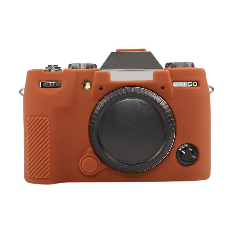 Glossy Soft‑Silicone Shock‑Resistant Camera Protective Shell, Anti‑Vibration Cover For FUJIFILM X‑T50 Mirrorless Camera