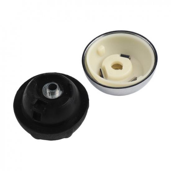 Modern Black Chrome Manual Gear Shift Knob for Fiat 500 tallation Kit