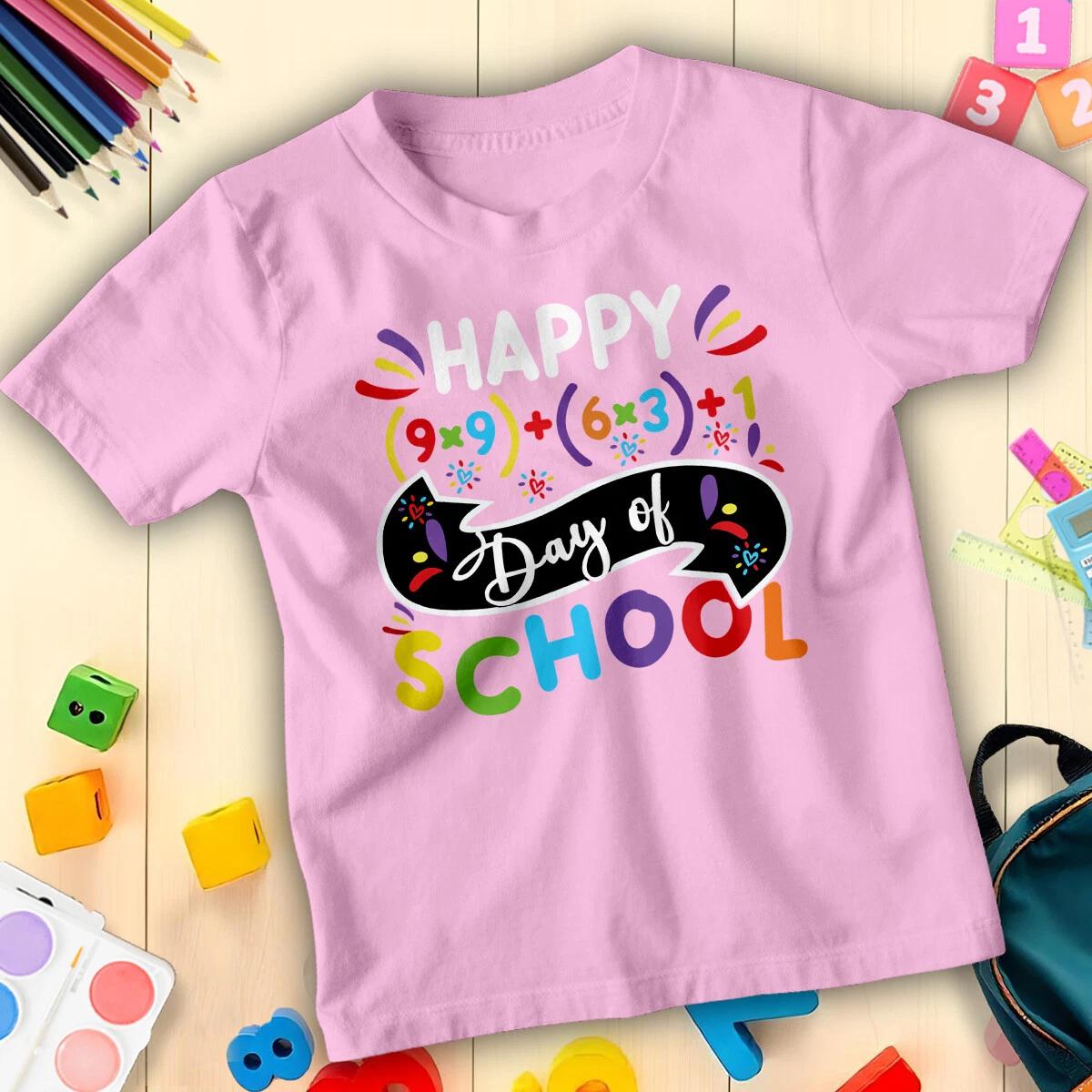 World Book Day Boys and Girls Happy Day of School Ideas T-Shirt Tee for Kids #ND 100