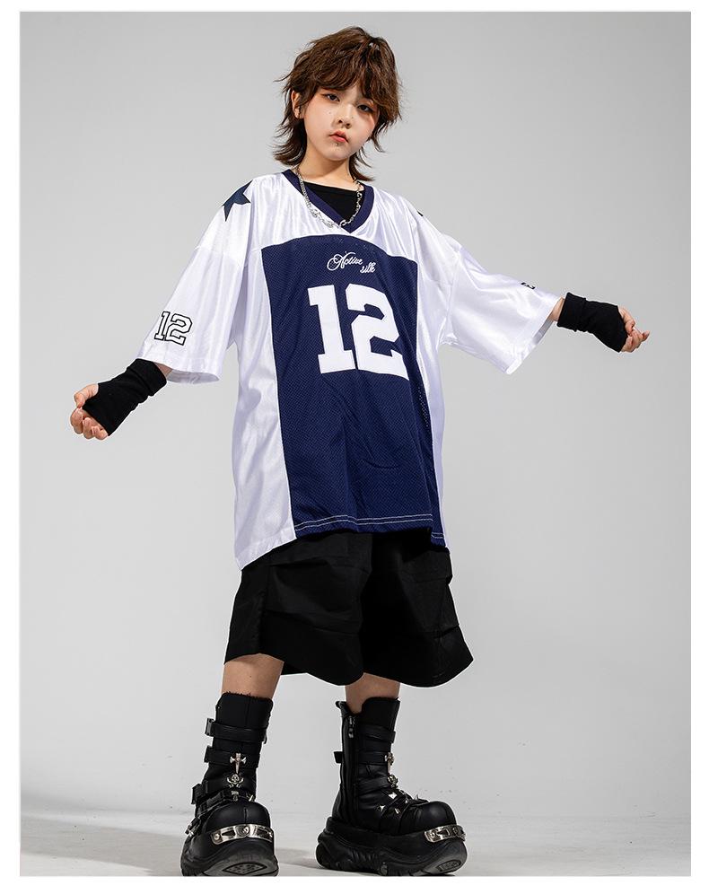 Kids' Silver Hip Hop Dance Costume Set for Boys & Girls