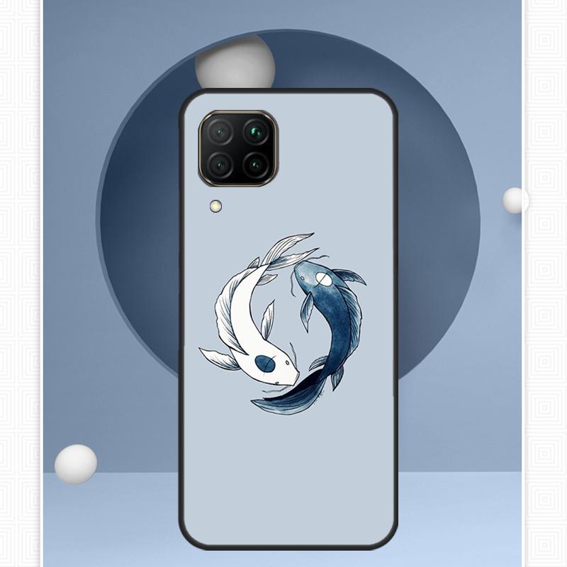 Koi-Fisch Yin Yang Für Huawei Nova 12i 12s 11i 8i Y91 Y60 Y70 Y72 Y90 Y61 9 10 SE P20 P40 Lite P30 P60 Pro Hülle