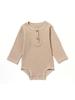 Newborn Girl's Long-Sleeve Cotton Jumpsuit for Summer