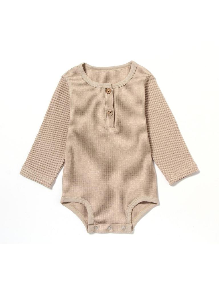 Baby Girl Cotton Long-Sleeve Summer Jumpsuit for Newborns - Air-Conditioned, Boneless Design