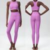 High Collar Willow Leaf Thread Beauty Back Exercise Underwear Women's High Strength Bubble Wrap Running Workout Bra Yoga Vest