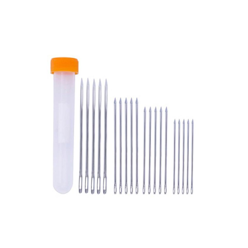 Porte-aiguille transparent: Bouteille de Rangement Compacte en Plastique pour Accessoires de Couture DIY