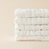 Baby Towel Teething Bib Soft Burp Cloth for Toddlers Thick Layer Handkerchief Sweat Wipe Towel Newborn Face Towel 5pcs
