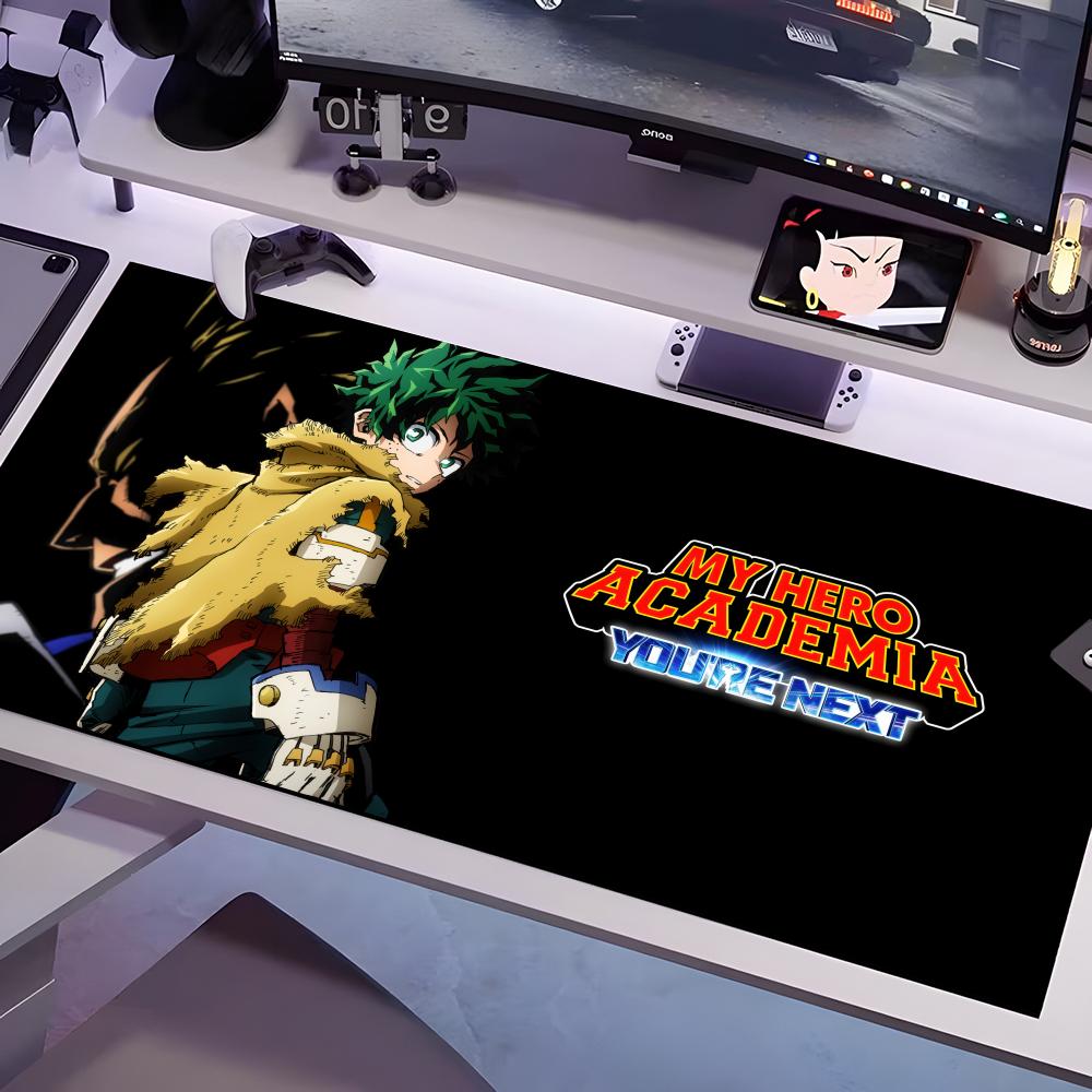 

Hot Anime My Hero Academy Mouse Pad Multiple Sizes Large Square Computer Office Game Table Mats Rubber Anti-slip Mousepads 600x300x2mm